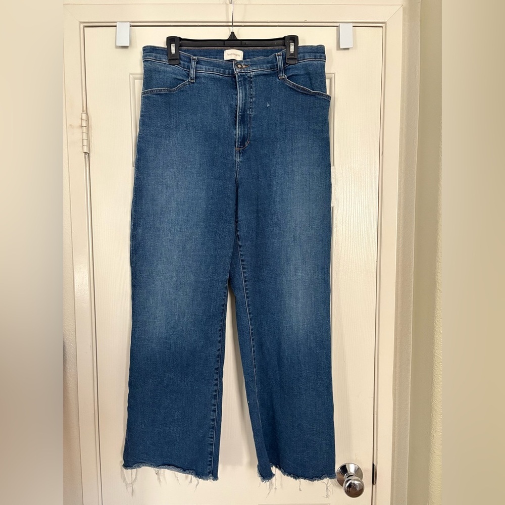 Favorite Daughter THE MISCHA SUPER HIGH RISE WIDE LEG ANKLE size 33 - Picture 3 of 6